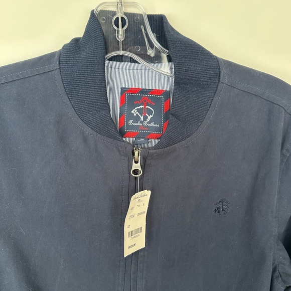 Brooks Brothers Dark Blue Bomber Jacket - Picture 3 of 7